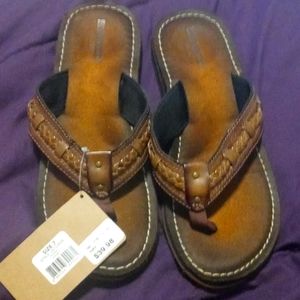 Clark's leather sandals!